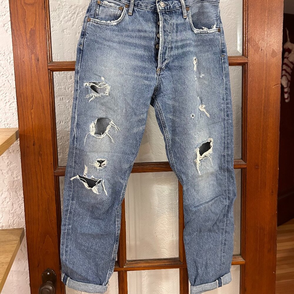Agolde Ripped Boyfriend jeans